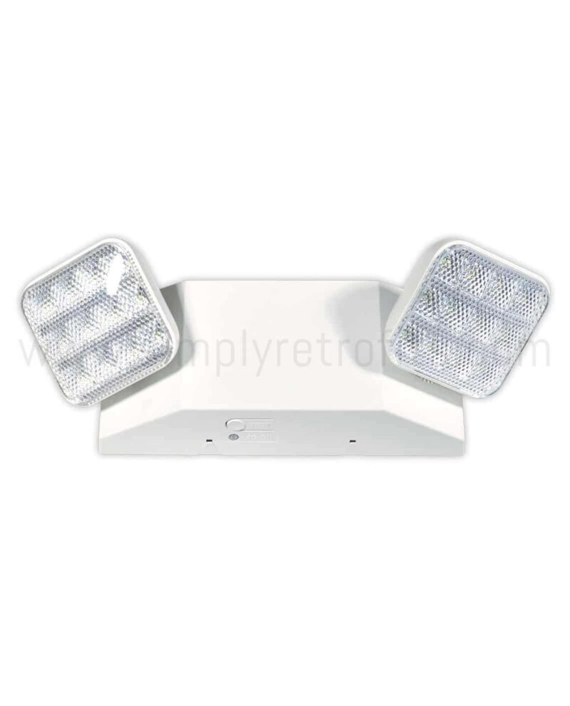 Dual Head Emergency Light With Battery (120V-347V) - Image 2