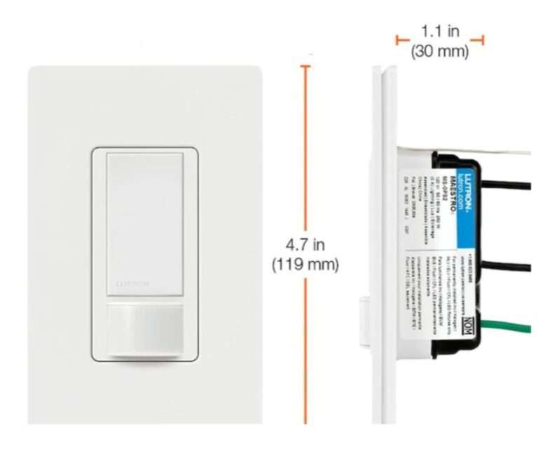 Leviton Motion Sensor with Switch Simply Retrofits